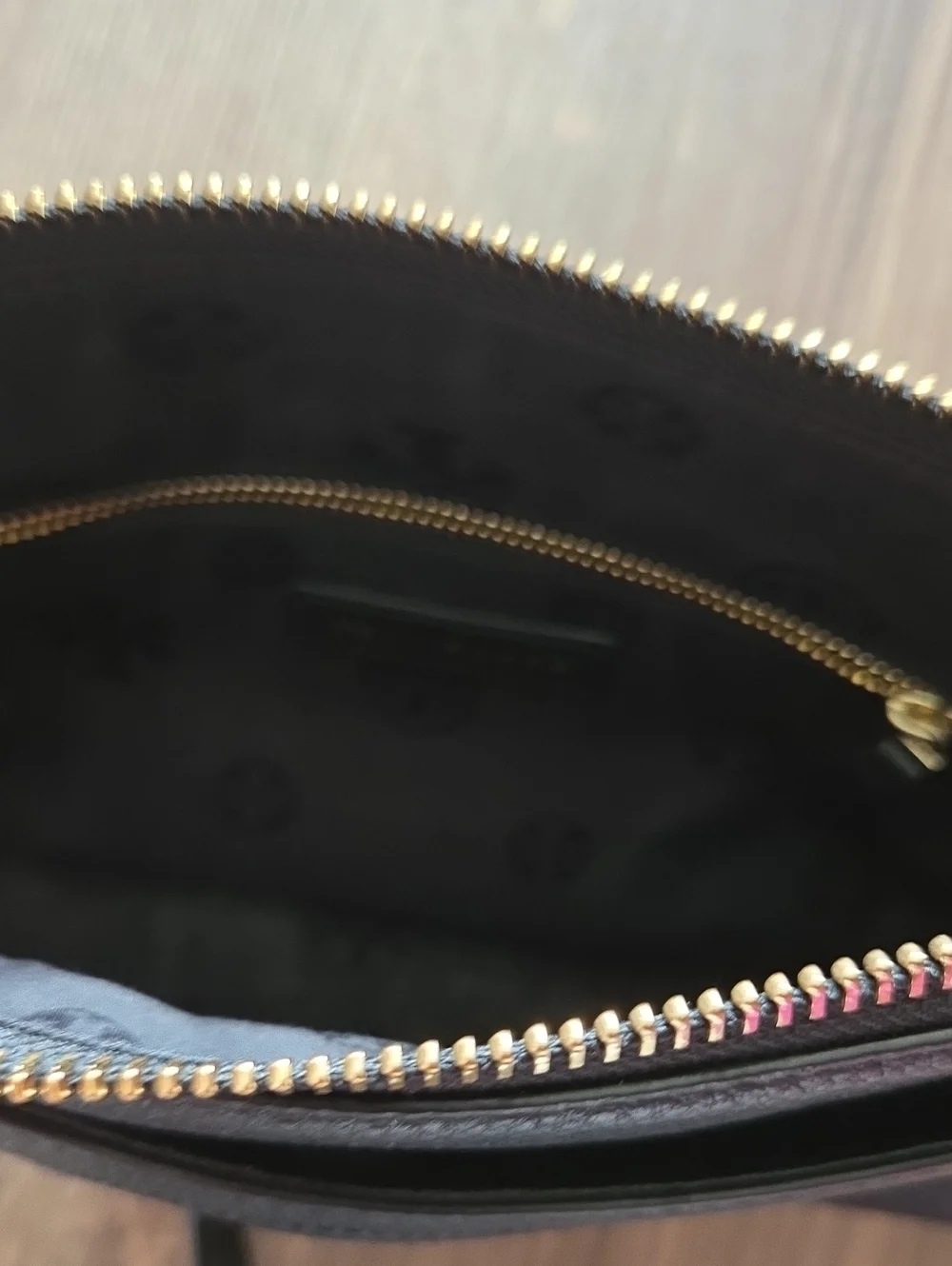 Tory Burch Black Pebbled Leather Crossbody Bag
